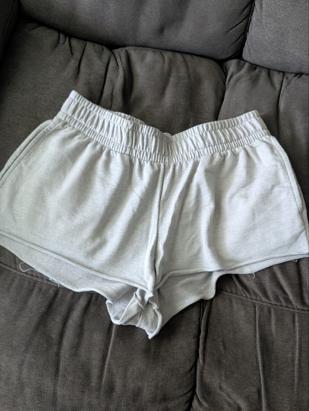 wild fable Light Gray Elastic-Waist Lounge Shorts